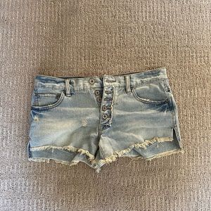 Free People Jean Shorts